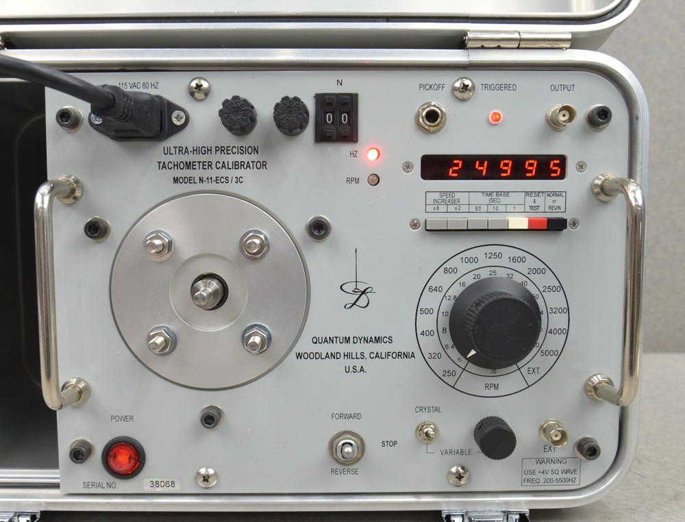 Quantum Dynamics N-11-ECS/3C Ultra High Precision Tachometer Calibration System