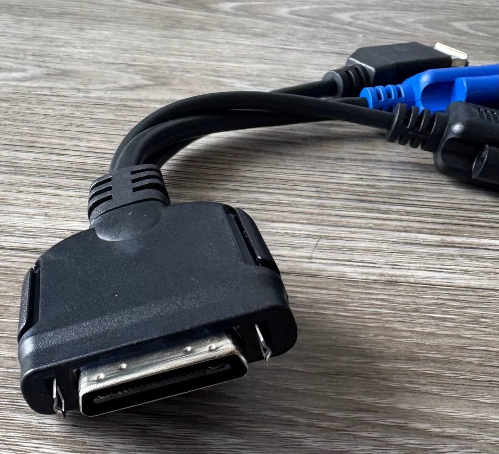 USB KVM Console Cable VGA RS232 DB9 for Server Switch Dell HP IBM New