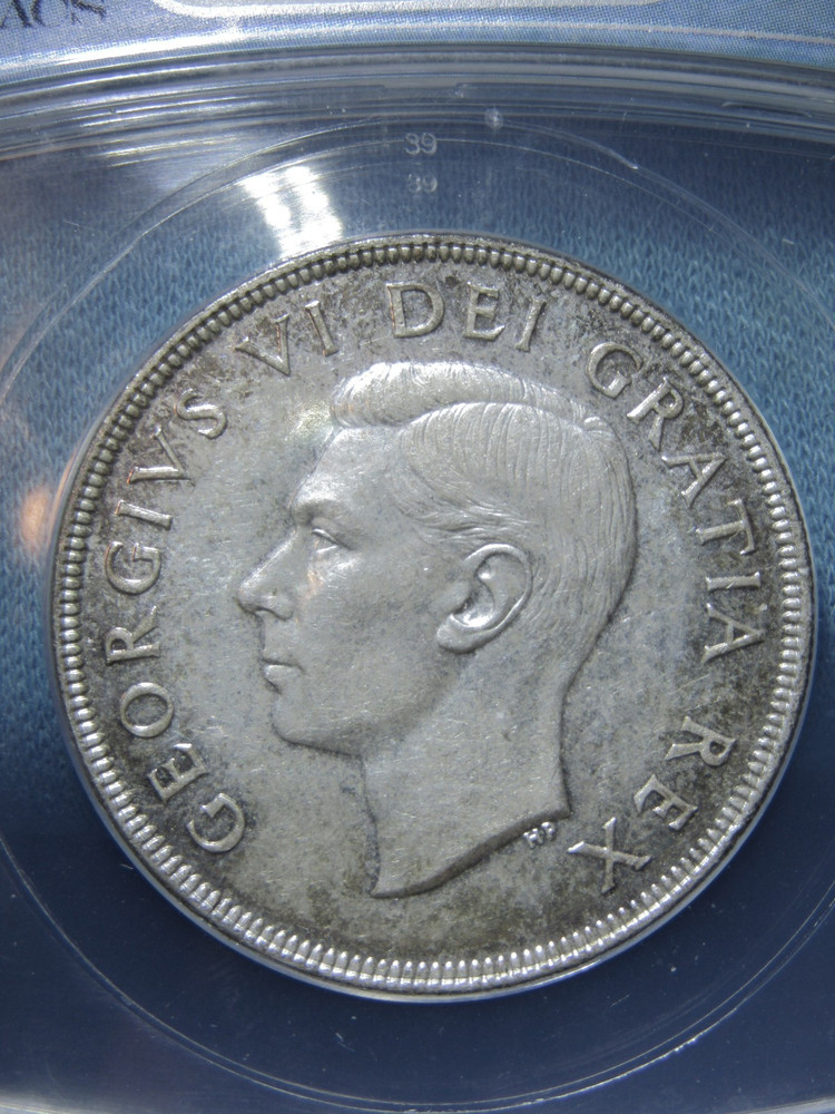 1950 CANADA SILVER $1 DOLLAR " ARNPRIOR "..ANACS MS-61