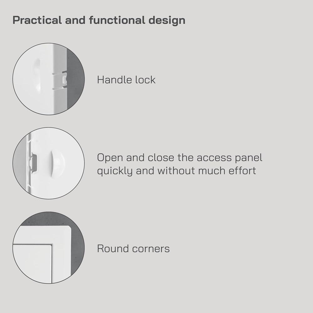 Vent Systems 10'' X 12'' Inch Metal Access Panel - Easy Access Doors - Access Pa