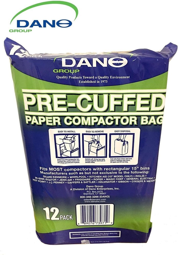 Compactor Bags Pre Cuffed (50 Pack)