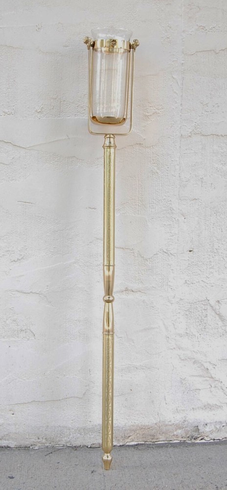 6 Processional Torches Acolytes Candlesticks with Wood Stand (#311)