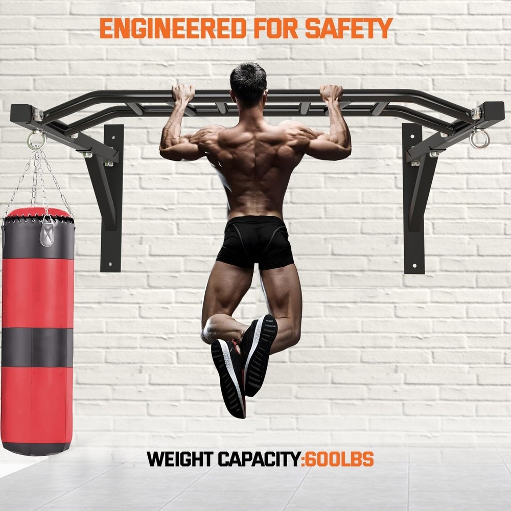 Wall Mounted Multi Grip Pull Up Bar 14 Positions