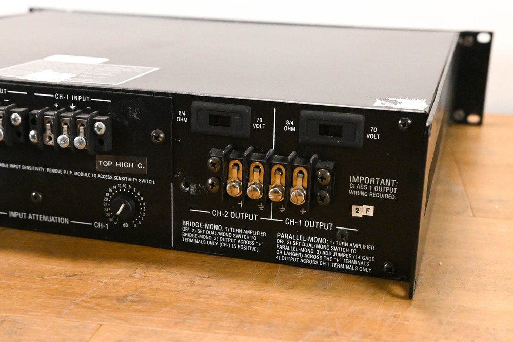 Crown Com-Tech 400 2-Channel Power Amplifier CG01ZTY