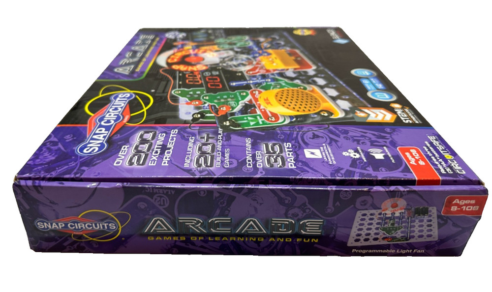 ELENCO Snap Circuits ARCADE Games of Learning STEM Electronics Kit SEALED NEW