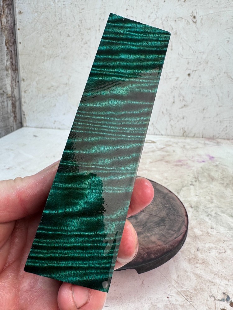 Stabilized Curly Mango Turning Blank or Knife Blank | SCM 750