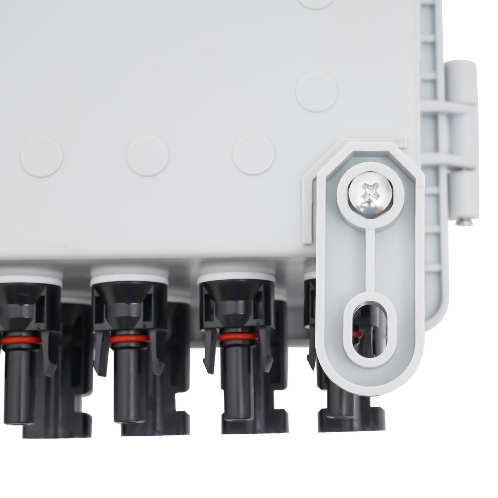6 String Solar PV Combiner Box Circuit Breaker Junction Box For Solar System