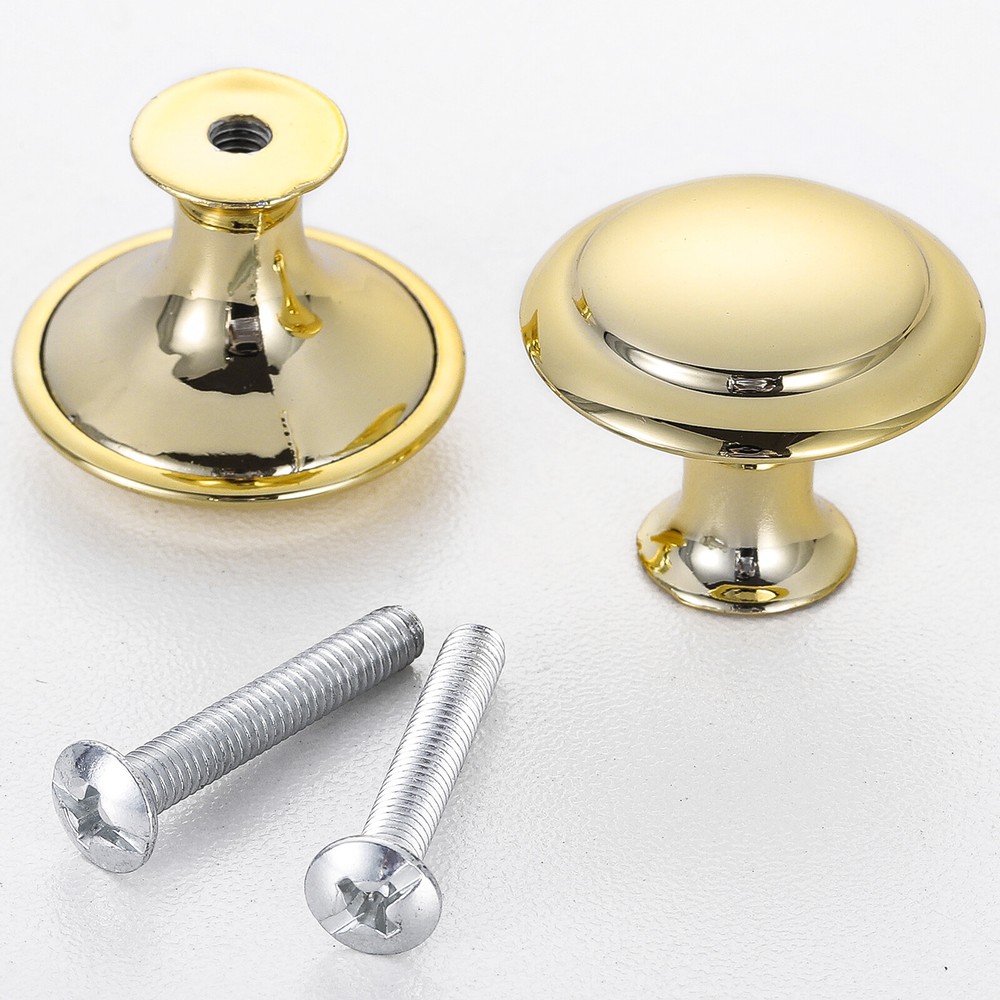 10PCS Brushed Nickel Door Knobs Cabinet Handles Cupboard Drawer Kitchen Pulls US