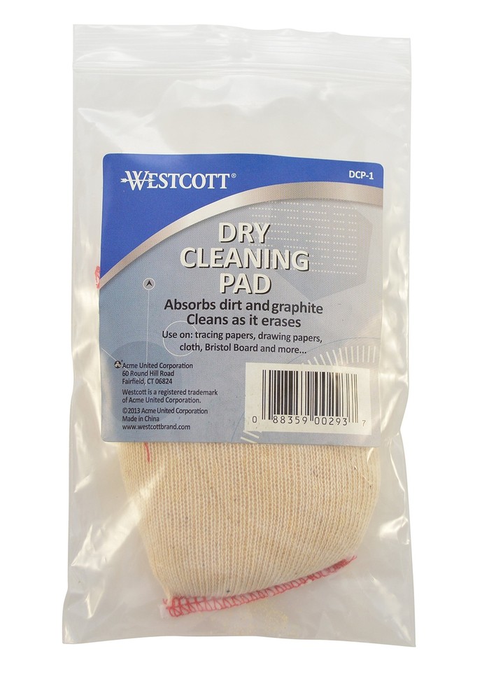 Dry Cleaning Pad 6.75" X 4" dcp1 W