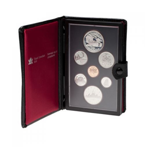 1981 CANADA SILVER DOUBLE DOLLAR PROOF SET TRAIN - .375 oz. SILVER