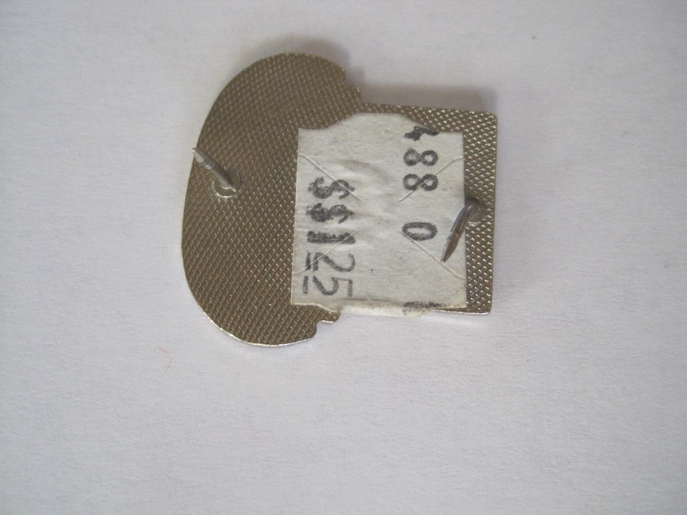 Per Chartas Servimus Pin Back Vintage