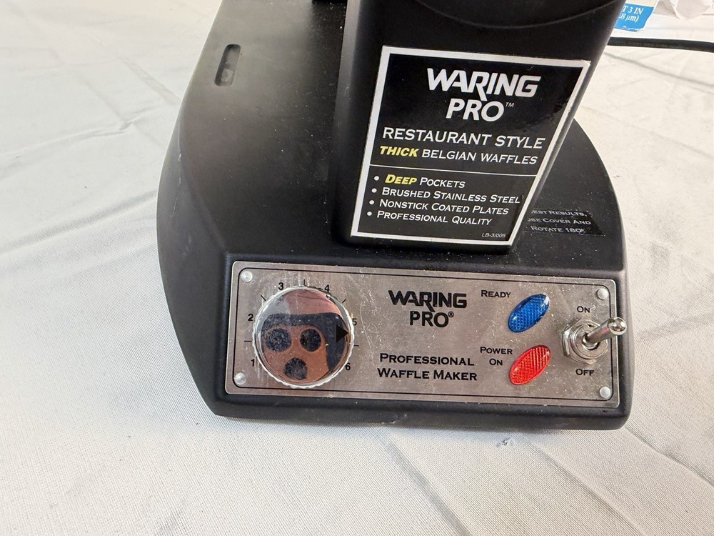 Warning Pro Professional Flip Waffle Maker