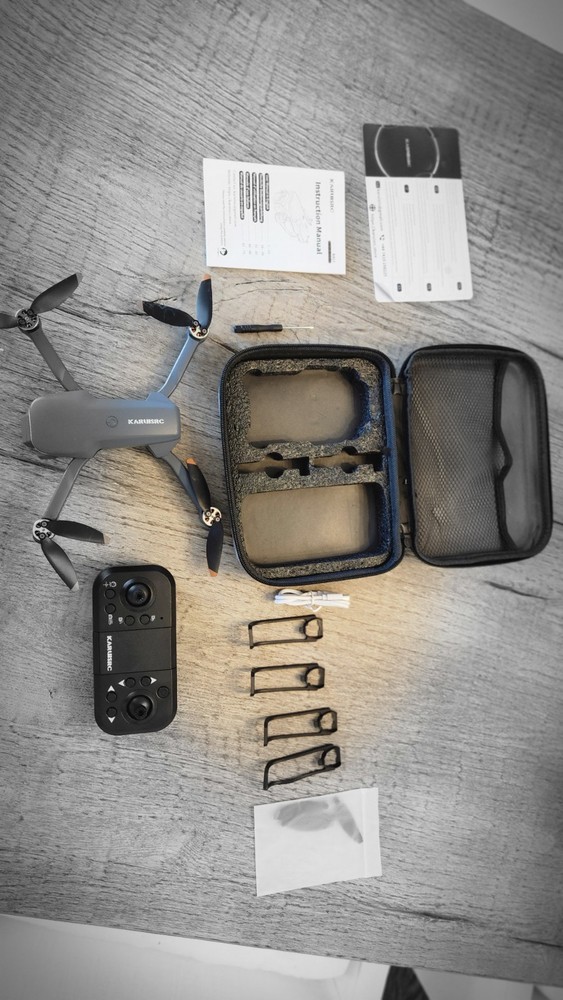 KARUSRRC Quadcopter Drone With Camera & Carry Case, Electric, Hobby Grade