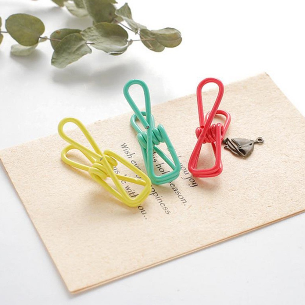 40 Pcs Multi-function Clothing Clips for Hanging Clothespin Windproof