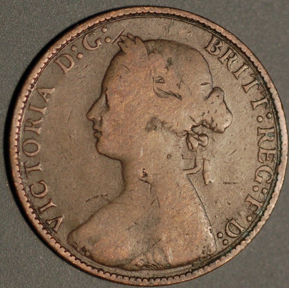 Great Britain 1/2 Penny 1874 KM# 754