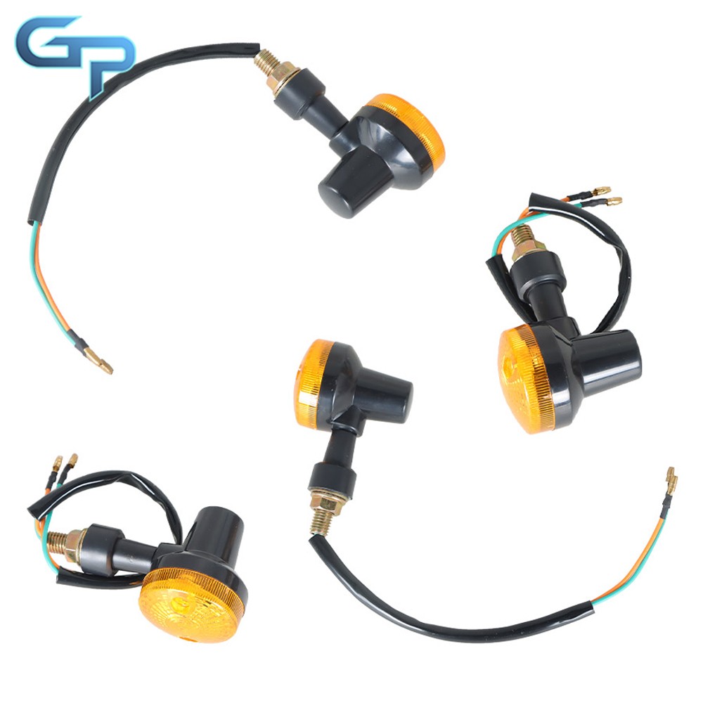 4PCS/Set  MotorcycleTurn Signal Indicators Blinker Amber Light Bulb Universal