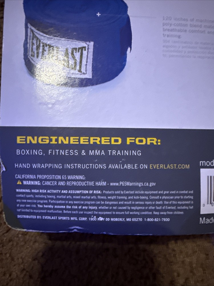 Everlast 120" Boxing Handwraps