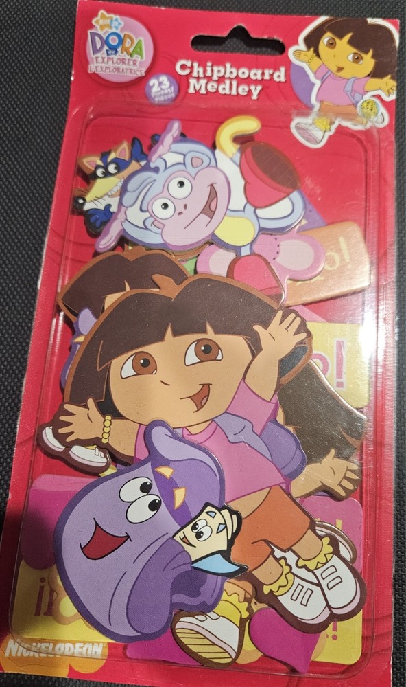 Dora the Explorer 23pcs Chipboard Medley Nickelodeon