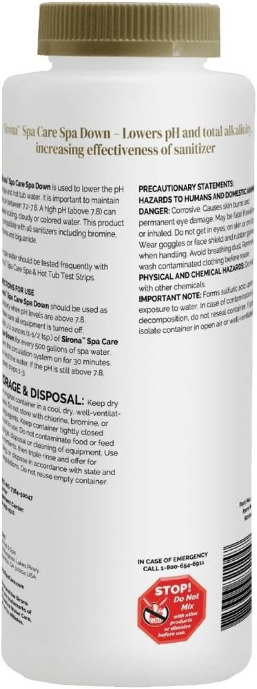 Sirona Spa Care Spa Down 2.5 LB
