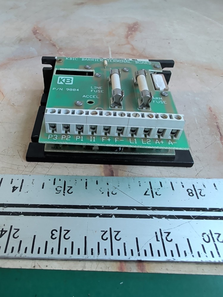 KB ELECTRONICS KBIC-120 BARRIER TERMINAL BOARD 9884