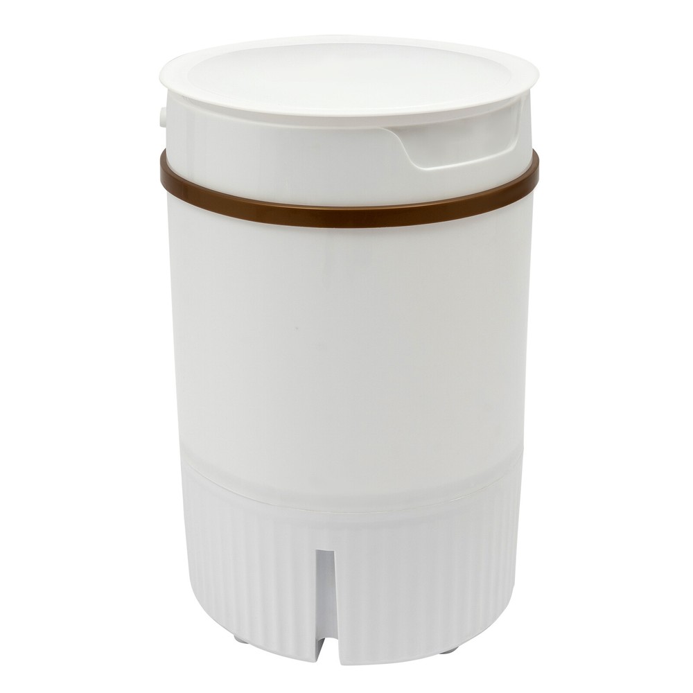 White Portable Mini Washing Machine Washer with Drainage Basket Multi-Functional