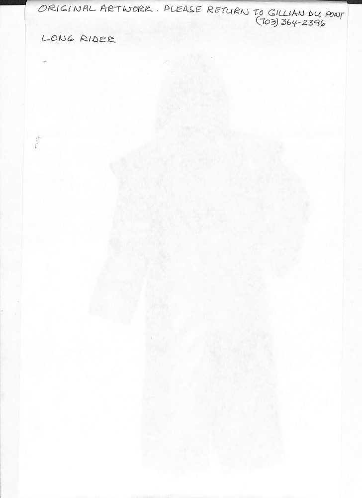 Long Rider Graphite Drawing