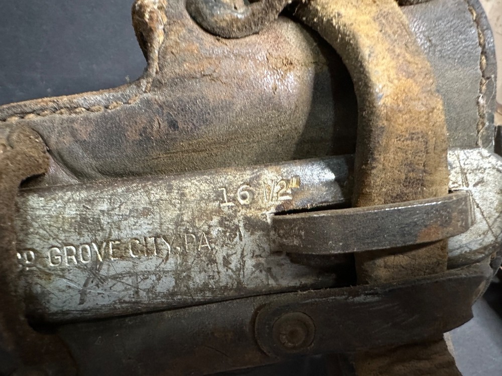 Vintage Set Bashlin Pole Climber Gaffes, Bashlin Leathers, Spikes