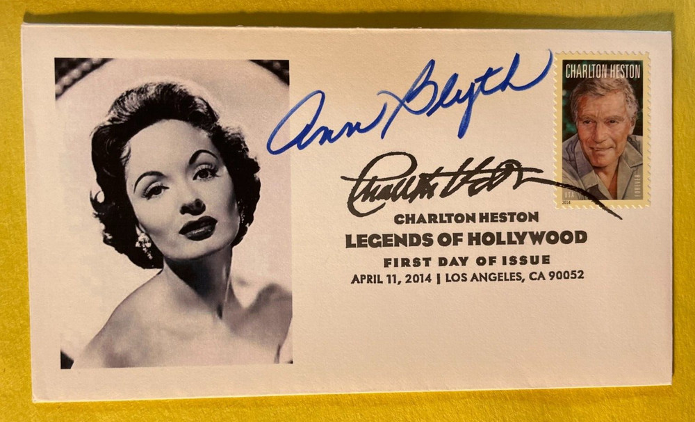 SIGNED ANN BLYTH FDC AUTOGRAPHED FIRST DAY COVER