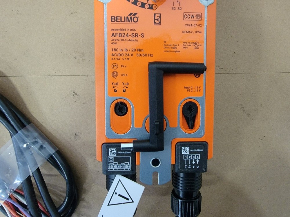 SURPLUS NEW 2022 BELIMO AFBUP-S Spring Return Actuator – Safety