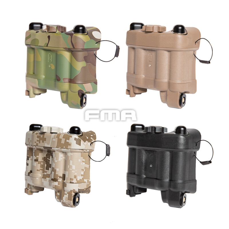 FMA Functional IR Battery Case Helmet Battery Storage Box with Cable for PVS31