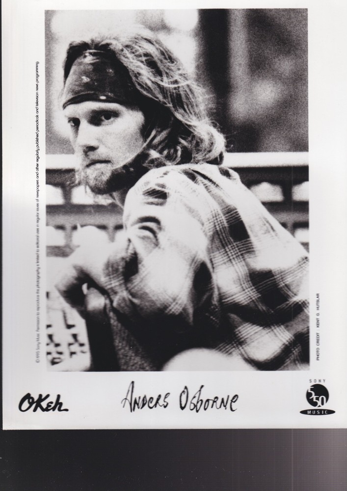 Anders Osborne    press photo 1995