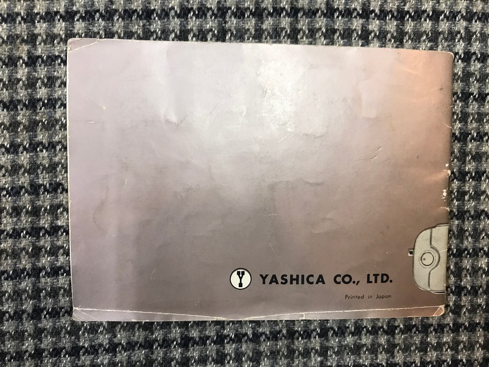 Vintage Yashica 35 Instruction Booklet