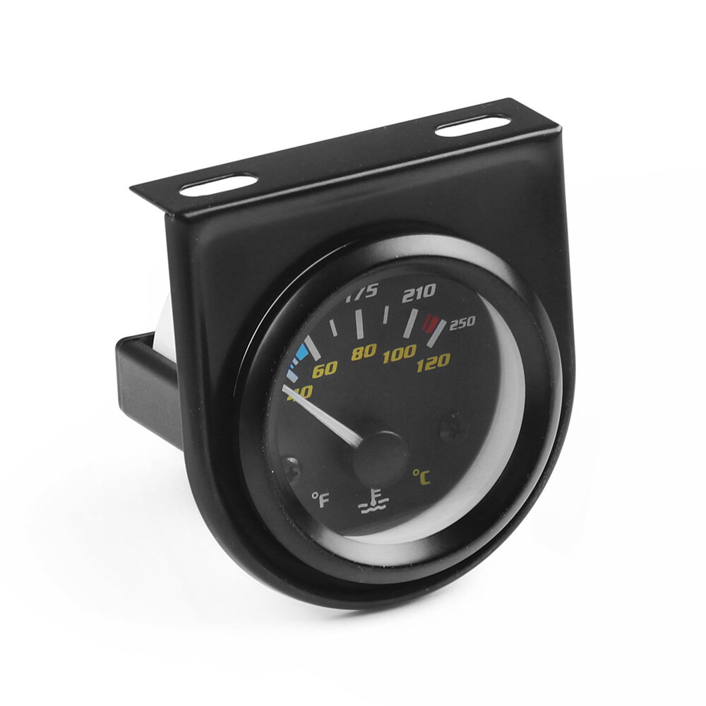 2'' 52mm Pointer Car Water Temp Temperature Gauge White light ℃ & ℉ with Sensor