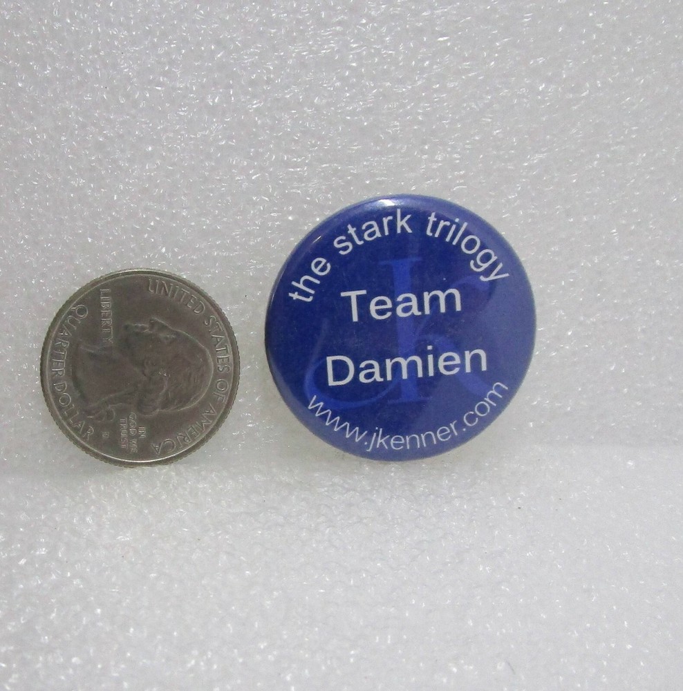 J Kenner The Stark Trilogy Team Damien Button Pin
