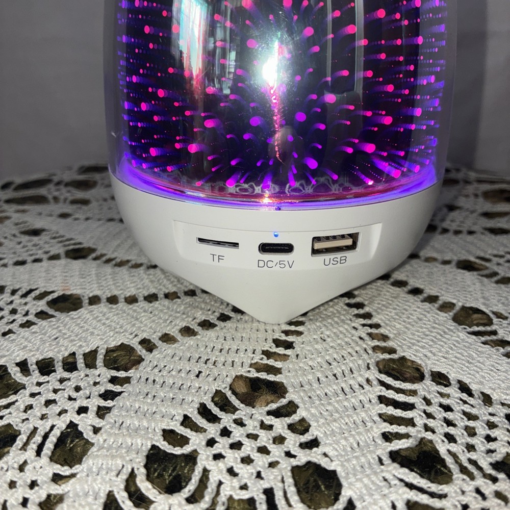Nightlight Bluetooth Portable Speaker Color Changes Very Easy Paring To iPhone