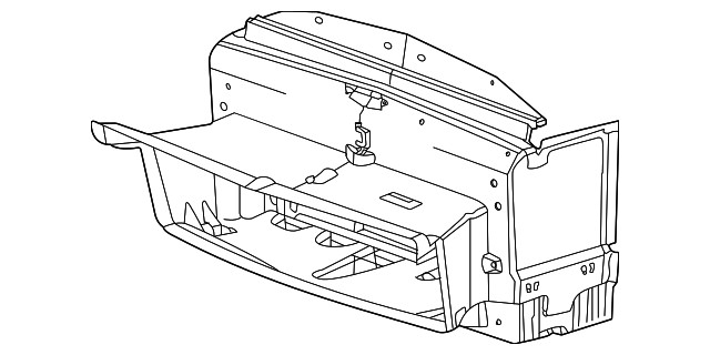 Genuine GM Radiator Air Front Lower Baffle 84653466