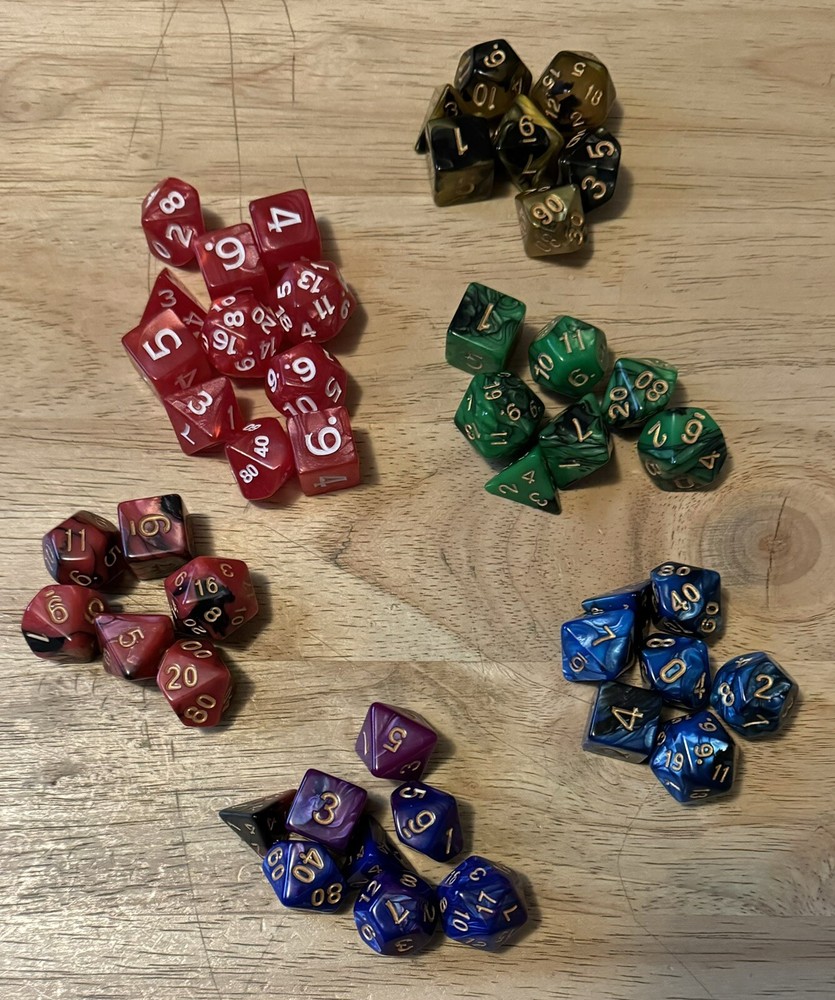 Dungeons & Dragons Dice Lot
