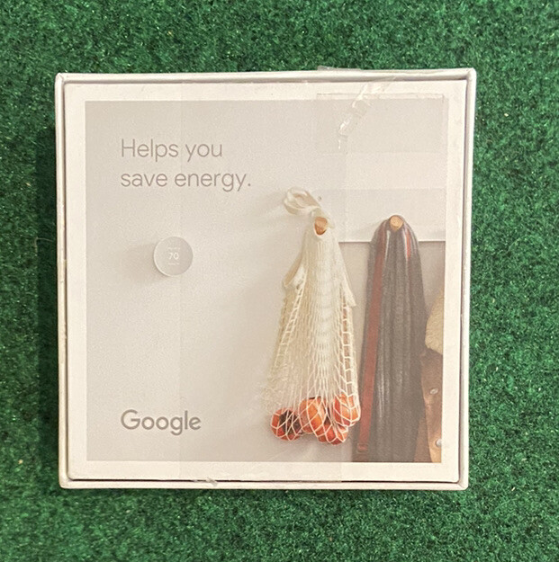Google Nest Thermostat - Snow - EMPTY BOX ONLY