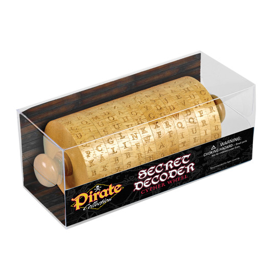 Pirate Secret Decoder Cypher Wheel Ages 5 & Up New