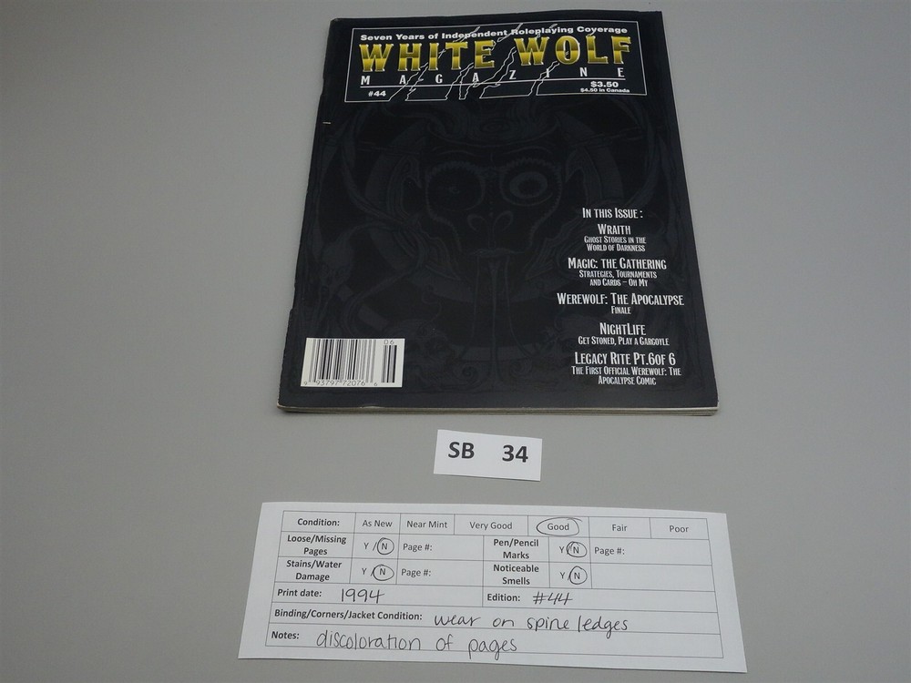 White Wolf Magazine: Issue # 44