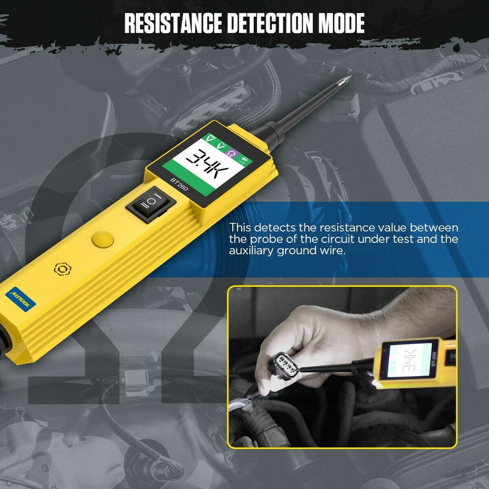 6V-30V Car Battery Circuit Tester Probe Auto Electrical System Powerscan Tester
