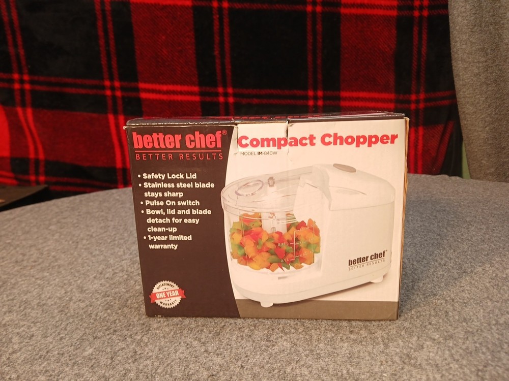 Better Chef Compact Chopper Model IM 841B. New