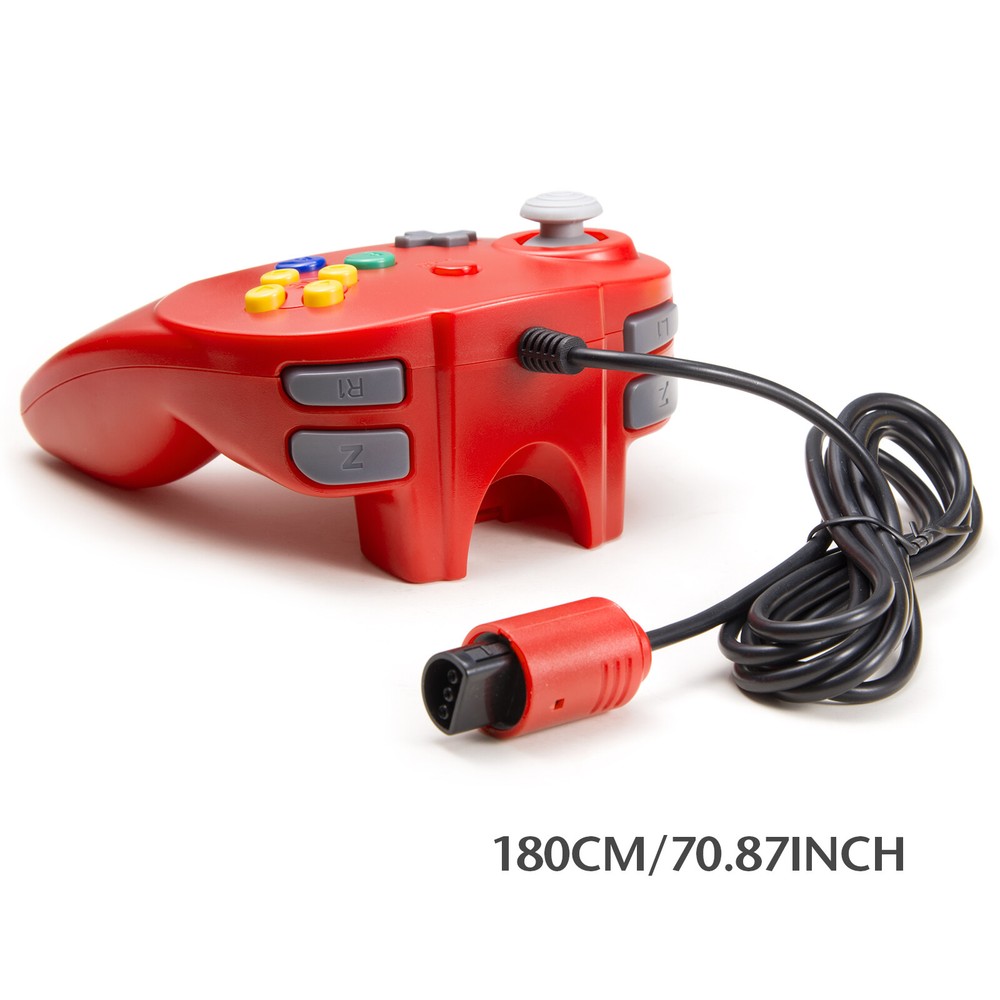For Nintendo N64 Wired Game Console Upgraded Controller Gamepad Joystick Joypad