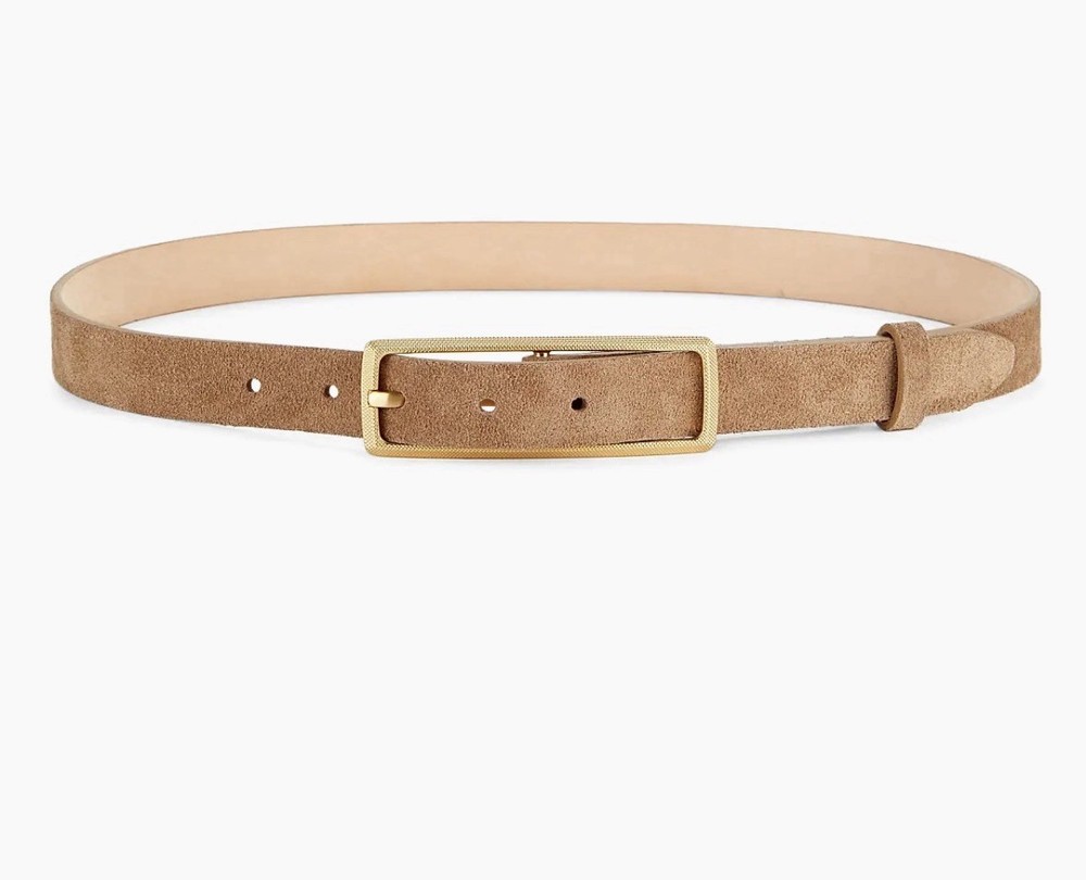 rag & bone Rebound Suede Belt Small- Tan *Flaws