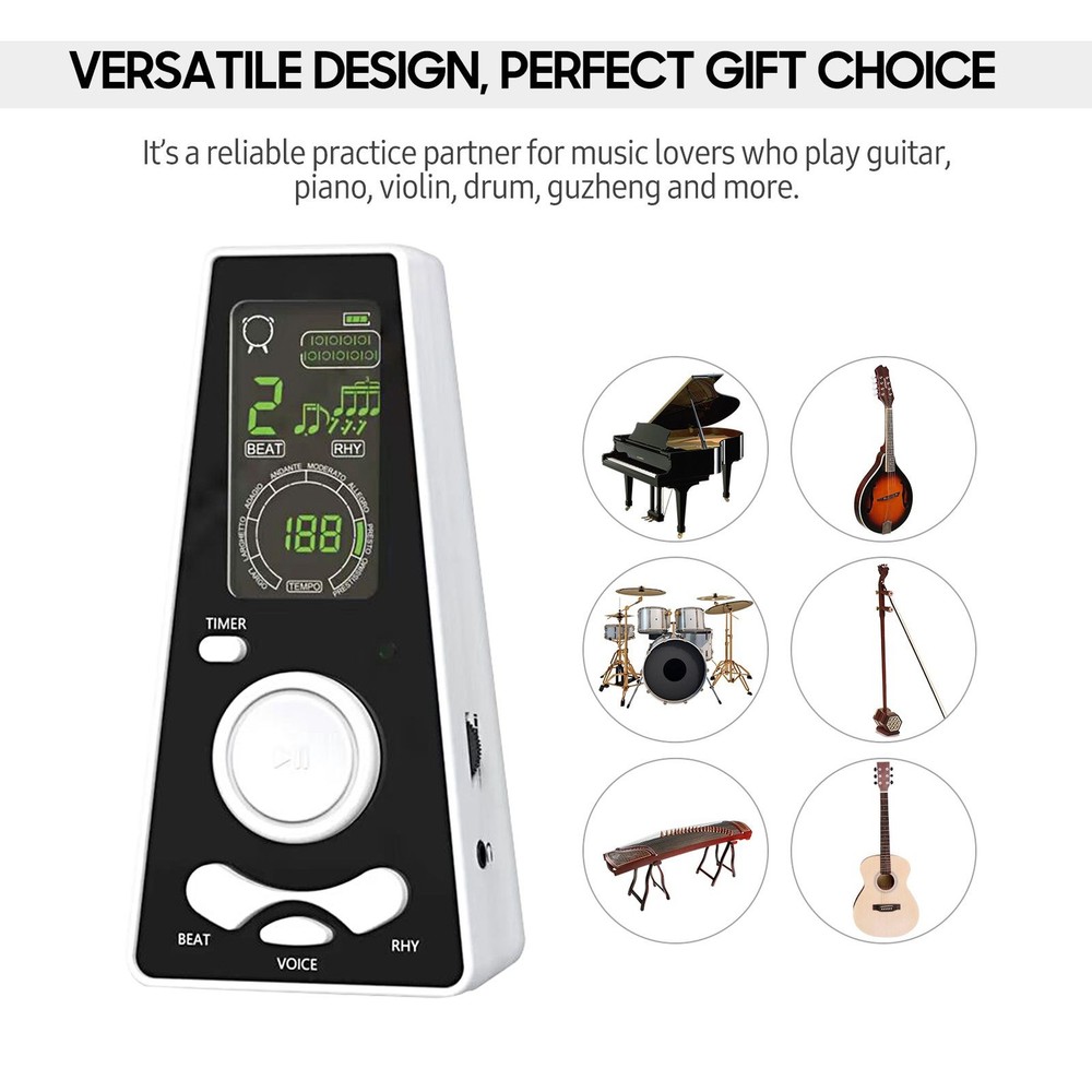 Electronic Digital Metronome With Timer Universal Electronic Metronome WZFX