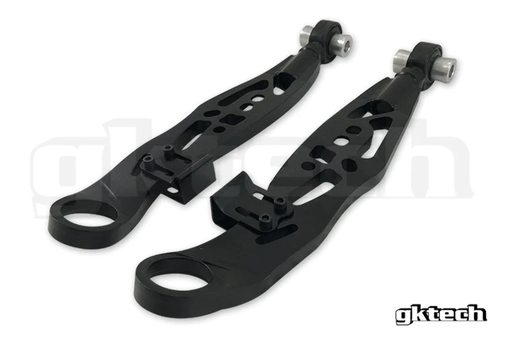 GKTECH S13/S14 240sx +40mm > +65mm Front lower control arms (FLCA's)