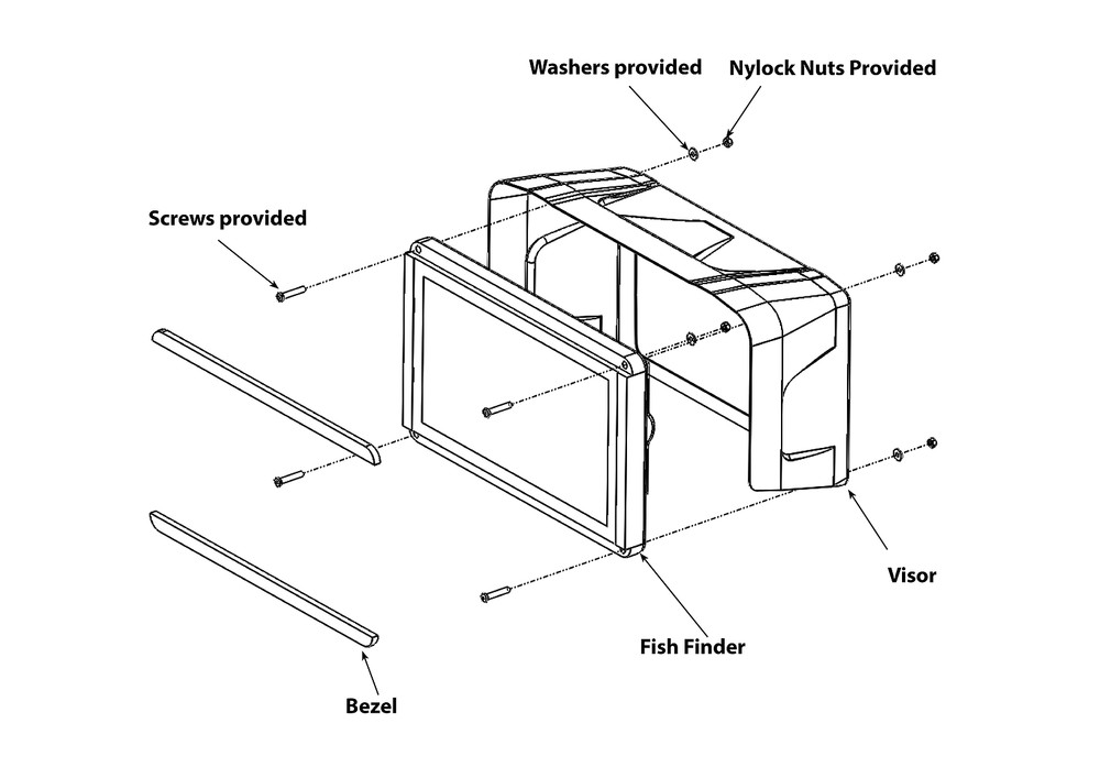 Raymarine Element 12 Visor, BP2110