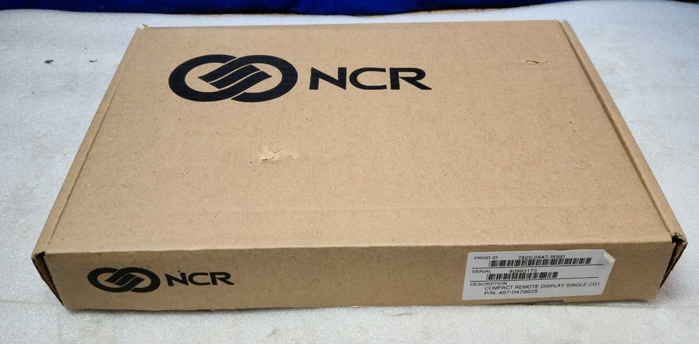 New (open box) NCR 7825 Compact Remote Terminal Display Single Screen