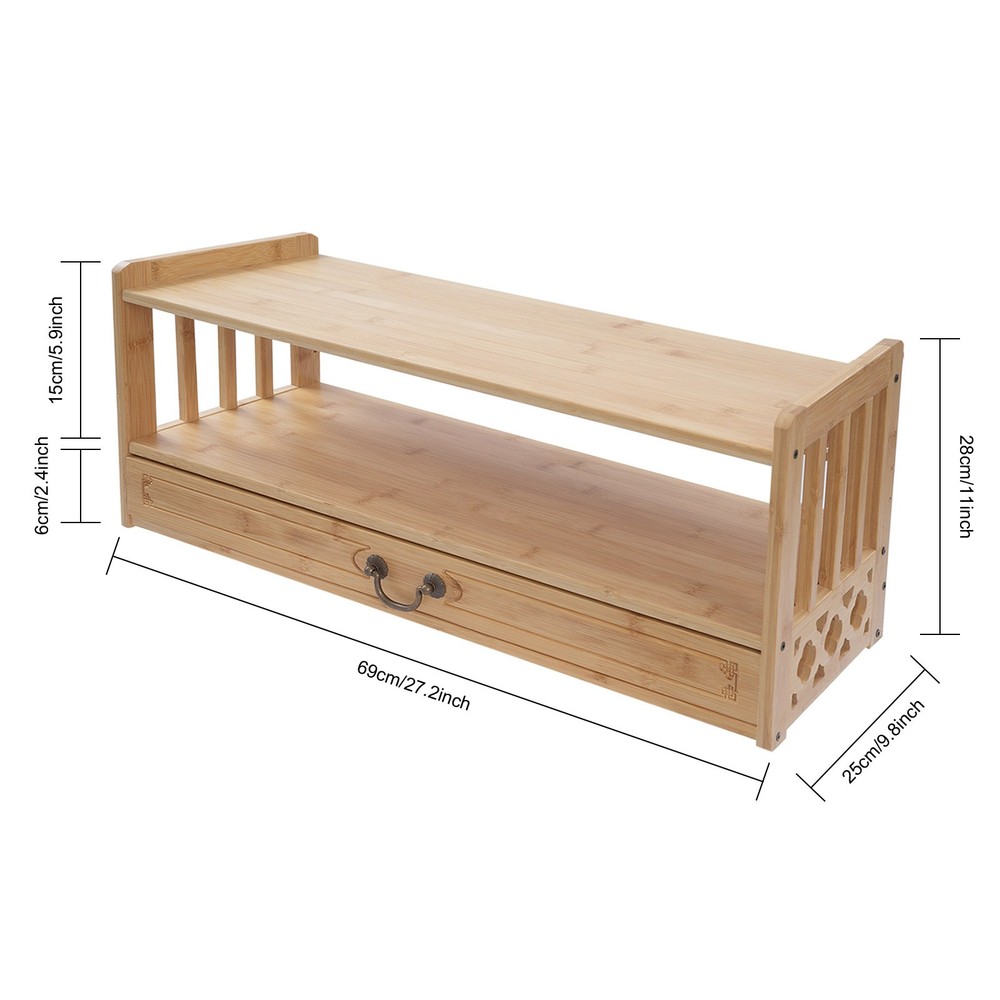 Meditation Storage Table, Altar Table with Drawer, Desktop Organizer