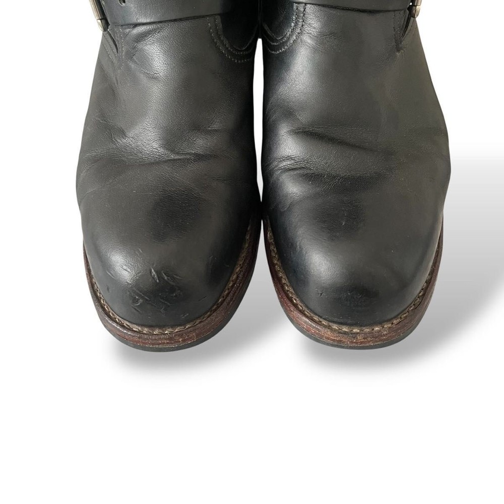 Chippewa Boots 27899 Leather Black Engineer Boots Size 10E